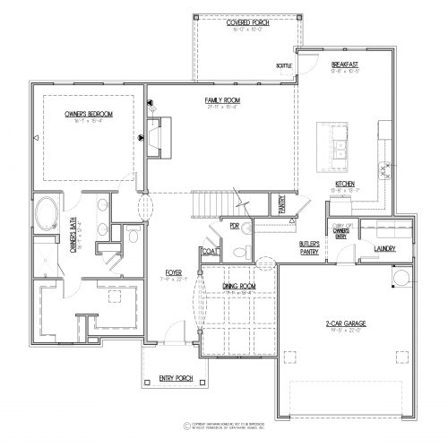 Kingfisher Floor Plan | Grayhawk Homes