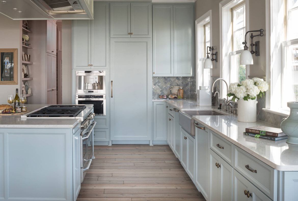 Blue Kitchen Cabinets 14 Sebring Services 